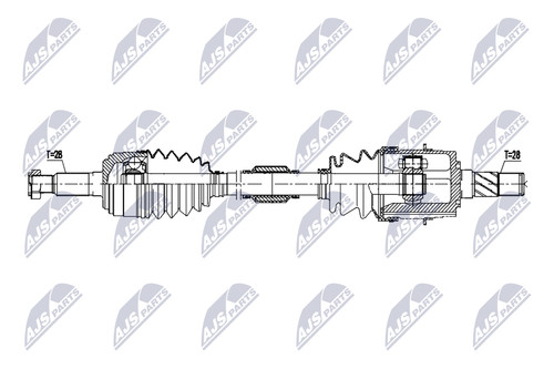 Nty antriebswelle npw 120 - antriebswelle, npw-mz-120