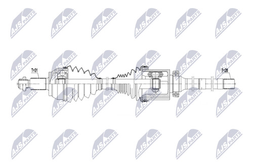 Nty antriebswelle 1039mm vorne - nty,